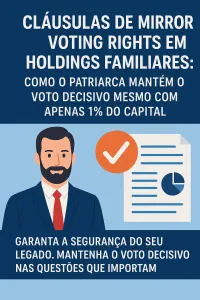 Imagem principal do artigo Cláusulas de Mirror Voting Rights em Holdings Familiares